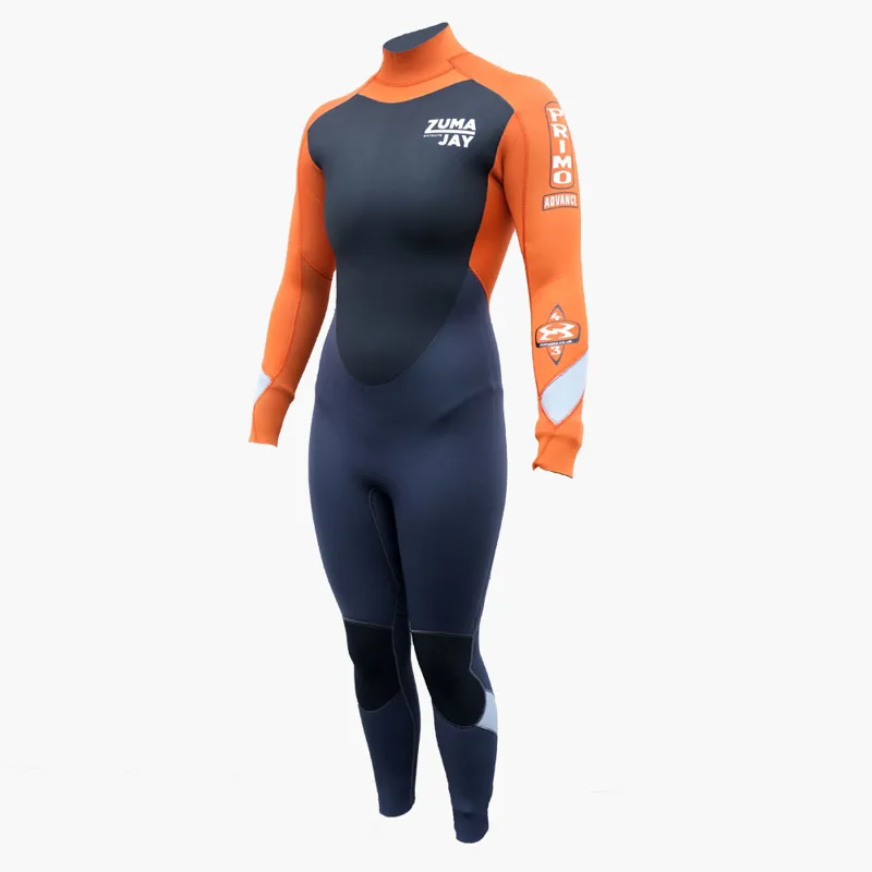 Zuma Jay Junior 4/3 Primo Back Zip Wetsuit Orange